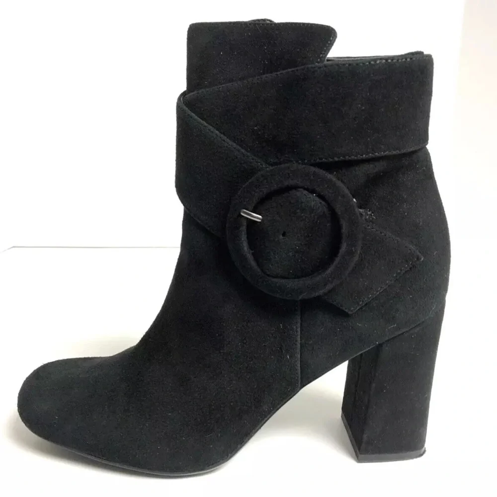 Naturalizer Women’s Rae, Black Ankle Booties, Size 7.5 M